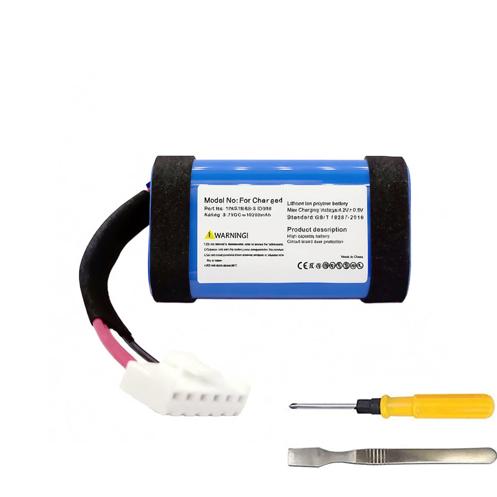 CAESEA 10200 mAh 3.7 V Li-ion Batería de repuesto para JBL Compatible Charge 4 4BLK 4J BLUAM P/N ID998 SUN-INTE-118 1INR19/66-3