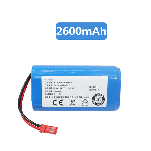 CAESEA  11.1V 2600mAh Replacement Battery for Ecovacs CEN250 ML009 V700 Part Number ICR18650 3S1P