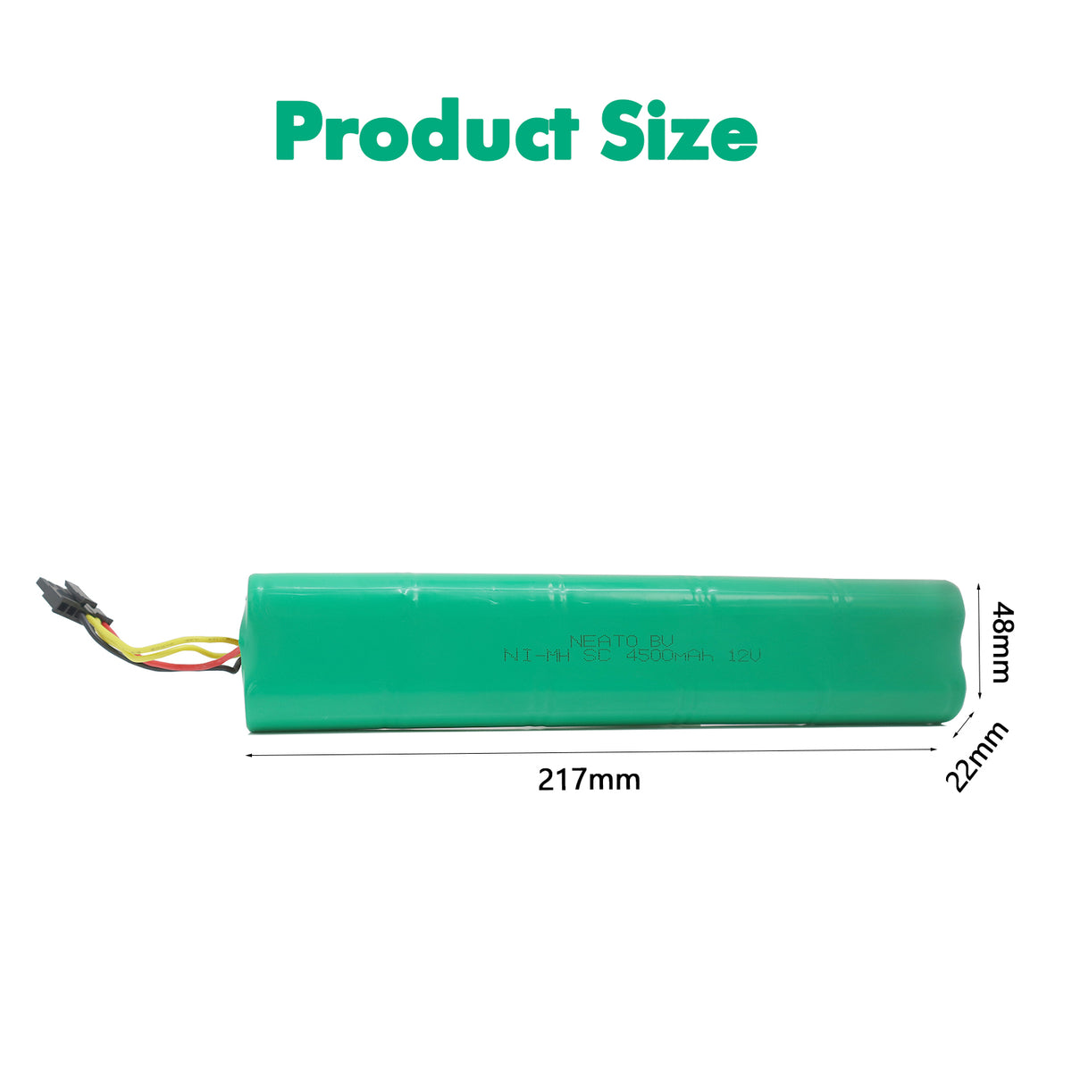 CAESEA 12V 4500mAh Ni-MH Battery Pack for Neato Botvac Series BV70e, BV75, BV80, BV85, D7500, D8000 and D8500 P/N: 945-0129 945-0174 Robotic Vacuum