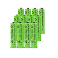 CAESEA 1.2V AAA Ni-MH Rechargeable Battery 1800mAh for Keyboard Mouse Solar Light Remote Control - 12 Pack